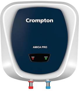 Crompton ASWH-5215 Amica Pro) 15 L Storage Water Geyser | 5 Star BEE Energy Rating | Glassline Tanked