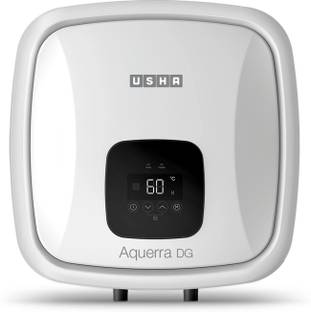 USHA AQUERRA DG 25L 25 L Storage Water Geyser | 5 Star BEE Energy Rating | Glassline Coated Tank