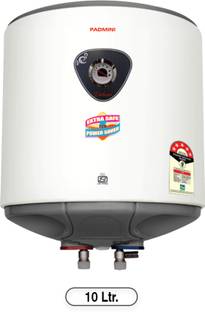 PADMINI Deluxe 10Liter Electric Water Heater With Powder Coated Outer Body ISI Certified 10 L Storage ...