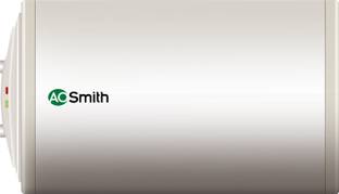 AO Smith 25 L Storage Water Geyser | 2kW | Horizontal | Designed for high rise buildings with 8 bar pressure rating | Longer life in hard water conditions with Blue Diamond glass lined tank | BEE 4-star rating for high energy efficiency power savings | (HAS-X1-025-LHS, White)