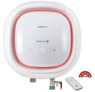 HAVELLS Adonia R Digital 15 Liters With Remote ( WhiteRed) 15 L Storage Water Geyser