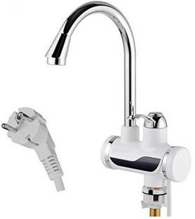 Rishikaenterprises 1 L Instant Water Geyser (TAB instant portable water heater/geyser, WHITE/BLACK)