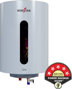 Kenstar ZEN 15 L 15 L Storage Water Geyser (WHITE& GREY)
