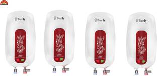 BHABURLY Isure Pack of 4 3 L Instant Water Geyser