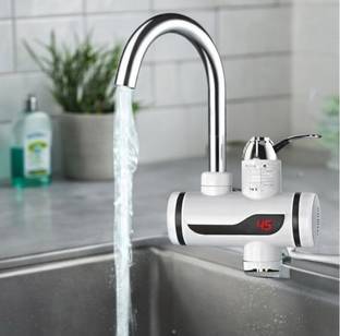 DHRUVIKA ENTERPRISE Electric Instant Water Heater Tap with Digital Display Fast Heating Faucet Tankles...