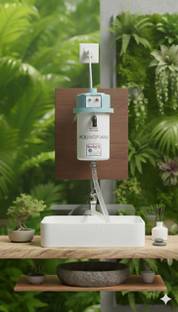 Aquagrand 1L PORTABLE GEYSER SHOCK PROOF PLASTIC BODY |INSTALLATION KIT | 1 L Instant Water Geyser