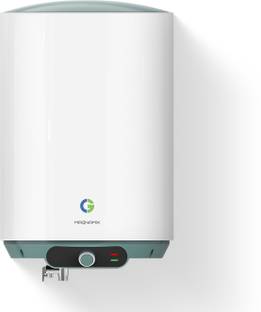 CG SWHMGN10L5 (MAGNAMIX) 10 L Storage Water Geyser | 5 Star BEE Energy Rating | Glassline Tanked