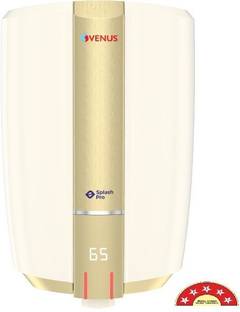 Venus Splash Pro Smart 10SX, Glasslined Double Ceramic Element, 10 Years Tank Warranty 10 L Storage Wa...