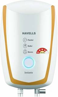 HAVELLS Instanio 10 L Storage Water Geyser | 4 Star BEE Energy Rating | Glassline Tanked