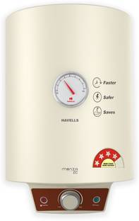 HAVELLS Monza EC 15 L Storage Water Geyser | 4 Star BEE Energy Rating | Glassline Tanked