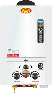 SURYA 6L-White-2025 6.5 L Gas Water Geyser