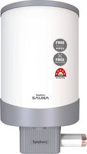 Symphony Sauna 10 L Storage Water Geyser Hair Fall Control Geyser | 5 Star BEE Energy Rating | PUROPOD...