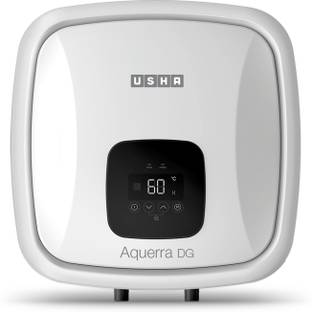 USHA 15 L Storage Water Geyser (Aquerra DG, White, Grey)