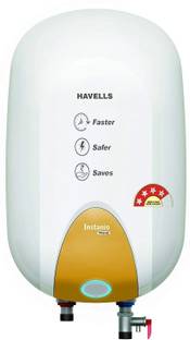 HAVELLS Instanio Prime 15 L Storage Water Geyser | 4 Star BEE Energy Rating | Glassline Tanked