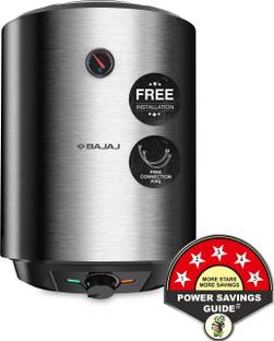 BAJAJ Shield Series Reflecta 25 L Storage Water Geyser | 5 Star BEE Energy Rating | Glassline Tanked | with Free Pipes and Installation