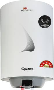 RR Signature Supremo 15 L Storage Water Geyser 5 Star BEE Energy Rating | Glassline Tanked