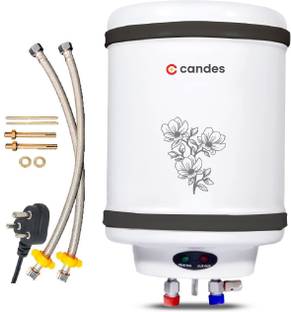 Candes 25 L Storage Water Geyser (Perfecto, White Black)
