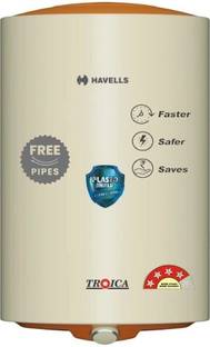 HAVELLS Troica 10 L Storage Water Geyser with Flexi Pipe