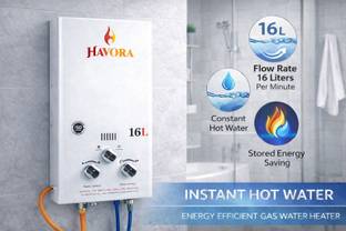 Havora Geyser (16L,HP LPG) 16 L Gas Water Geyser