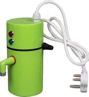 Lipzie 1 L Instant Water Geyser (portable geyser 2019, Multicolor)