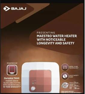 BAJAJ 15 L Storage Water Geyser (MAESTRO 15L, White, BEIGE COLOUR)