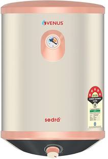Venus Sedra 25SV, Glasslined Double Ceramic Element for Hard Water & Free Installation 25 L Storage Wa...
