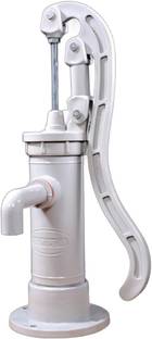 Aurum Plastic PVC Manual Flange Water Pump Hand Operated Water Pump Up to 50 feet No Magnetic Water Pump