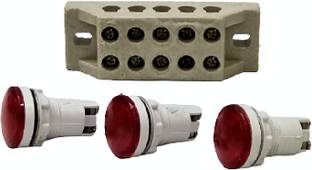 Ambika Sales Indicator lamp connection plate for panel Submersible Water Pump
