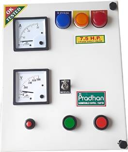 PRADHAAN 3Phase Auto-Manual Direct-on-line Delta 7.5HP 13-21A Motor Starter Panel 415VAC Centrifugal Water Pump