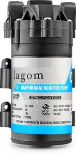 RUI QUAN Ro Booster Pump 100 GPD with Copper Winding Diaphragm Water Pump