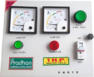PRADHAAN 1.0HP Single Phase Water filed Open-well submersible /Motor Pump Starter 240V Ac Submersible Water Pump