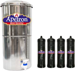 Apeiron Water Purifier With Carbon Candle 30 L Gravity Based Water Purifier