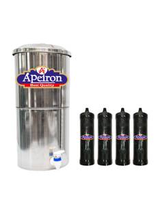 Apeiron Water Purifier With Carbon Candle 30 L Gravity Based Water Purifier