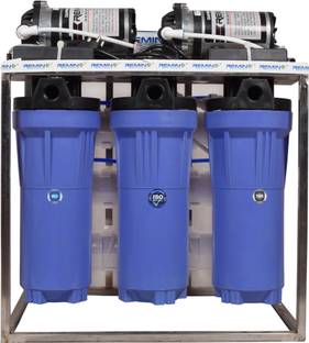 Remino 25 LPH Commercial RO Water Purifier with Double Pump Purification 25 L RO + TDS Water Purifier