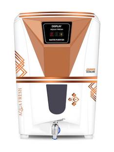Aqua Fresh Crystal WH LED+COPPER+RO+UV+TDS 12 L electric borewell water purifier 12 L RO + UV + Copper...