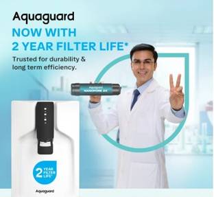 Aquaguard Vector RO+UV+MC 2X Water Purifier 2 Year Filter Life 6 L RO + UV + Minerals Water Purifier