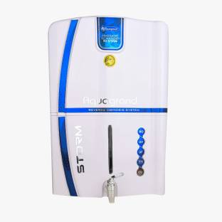 Aquagrand Storm Model RO + UV LED+ UF + TDS + FILTER 12 L RO + UV + UF + Copper + TDS Control Water Pu...