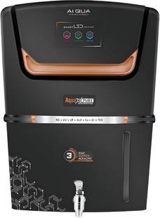mclord AQUA AI BLACK 12000 L RO + UF + UV + Copper + Alkaline + Mineralizer Water Purifier