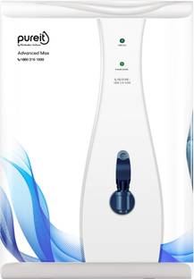 Pureit by HUL Advanced Max 6 L Mineral RO + UV + MF + MP Water Purifier with Mineral Cartridge