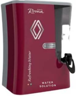 water solution Aqua Roma RO Water Purifier Storage 9L / Capacity Per hr 15 L RO + UV + Copper + Alkali...