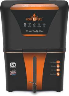 AquaDpure Zinc RO Water Purifier, BIS Approved with 12 L RO + UV + UF + TDS Water Purifier
