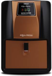 Aqua Fresh OMEGO BLACK CP LED COPPER+RO+UV+UF+TDS+MINERAL 10 L electric water purifier 10 L RO + UV + ...