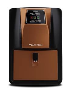Aqua Fresh OMEGO BLACK CP LED COPPER+RO+UV+UF+TDS+MINERAL 10 L electric water purifier 10 L RO + UV + ...