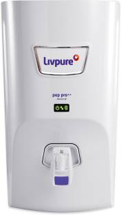 LIVPURE LIV-PEP-PRO-PLUS+ 7 L RO + UV + UF Water Purifier Suitable for all - Borewell, Tanker, Municip...