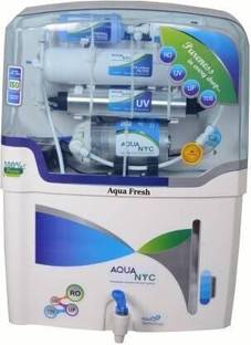 Aqua Fresh NYC blue mineral 15 L RO + UV + UF + TDS Water Purifier