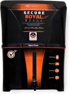 Sure from Aquaguard AGR-ROYAL-BLACK-RO-UV-UF-TDS-MIN 12 L RO + UV + UF + TDS + Mineral Water Purifier