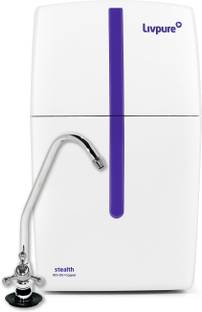 LIVPURE STEALTH 7 L RO + UV + Copper Water Purifier Under the Sink | Suitable for all - Borewell, Tanker, Municipality Water