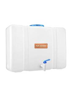 AquaDart Ro & Ac Reject Waste Water Collecting Translucent Storage Tank 18 Liters 18 L Gravity Based W...