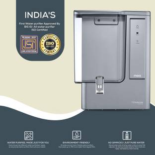 MarQ by Flipkart Titanium Grey India 1st BIS (IS 16240 :2023) CM/L8100159306 8 L RO + UV + UF + TDS + ...