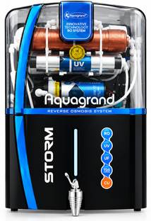 Aquagrand Storm Model & Classic Design, Fully Automatic Function for Home & Office 12 L RO + UV + UF +...